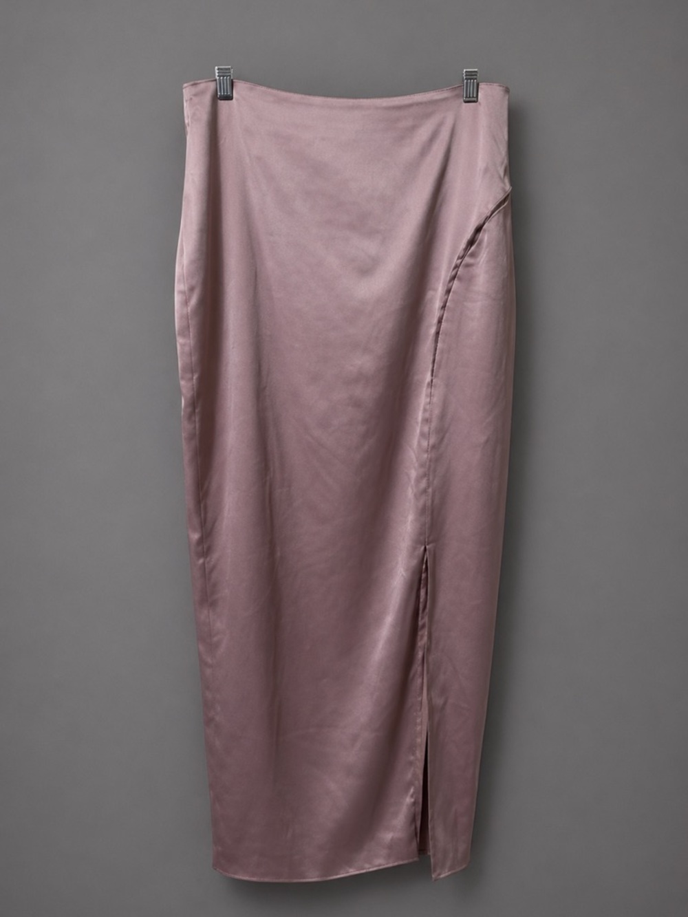 Naked Wardrobe satin maxi skirt